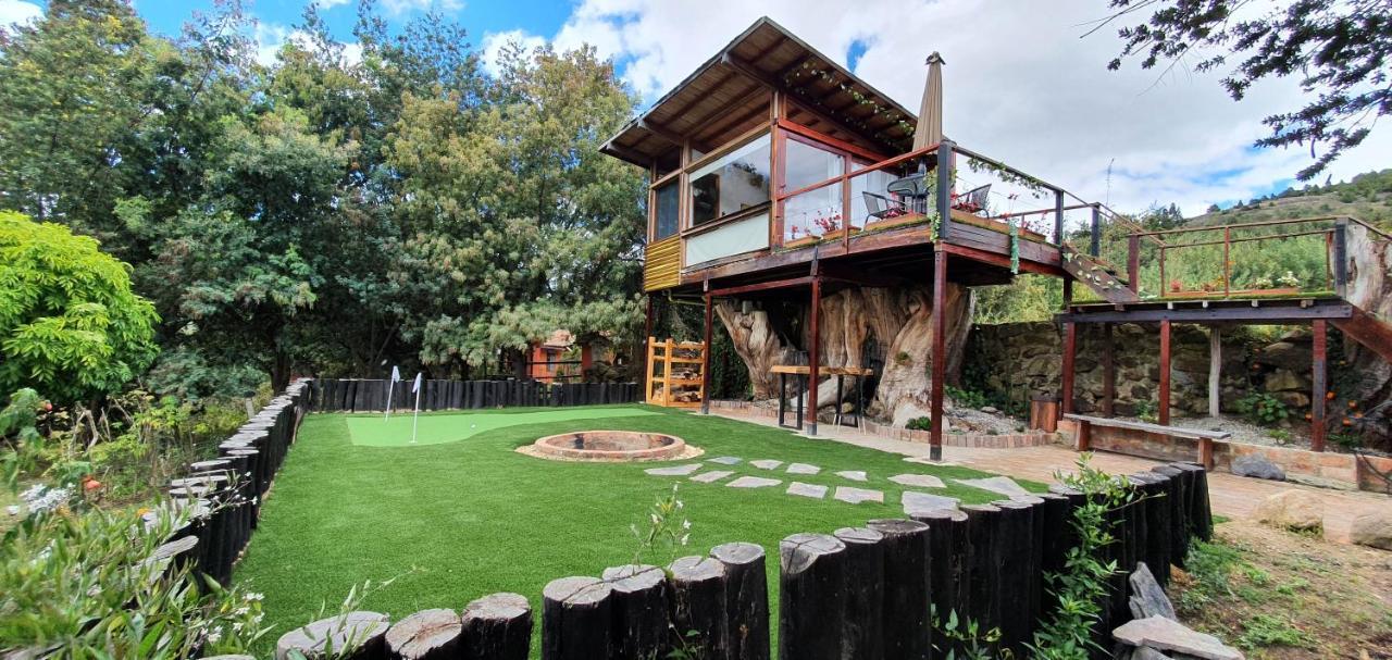 Vila Casa En El Arbol Suesca Exteriér fotografie