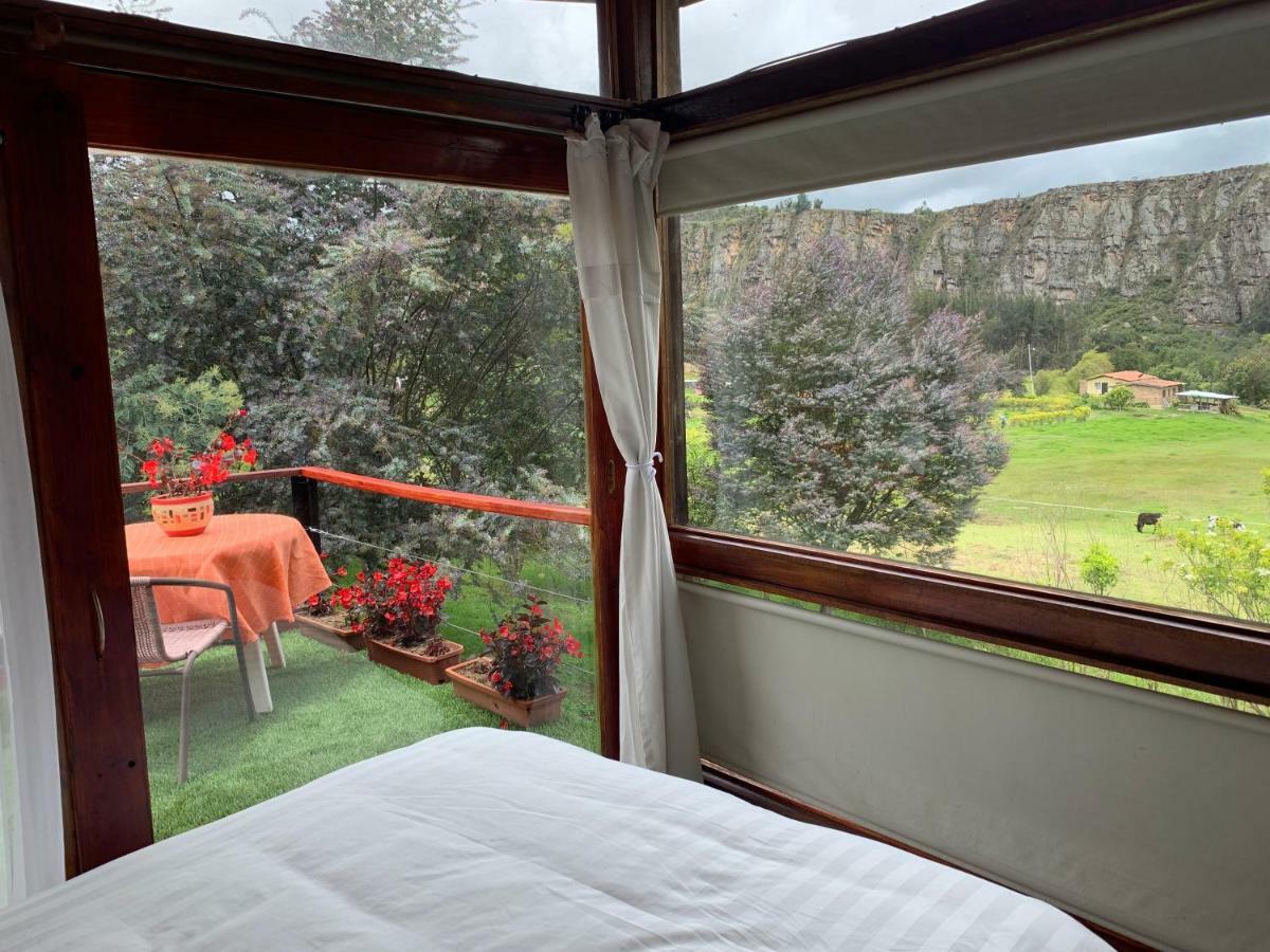Vila Casa En El Arbol Suesca Exteriér fotografie